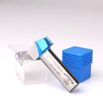 Buy Rustproof Portable 90 Degree Router Bit , Corrosion Resistant V Milling Cutter online manufacture