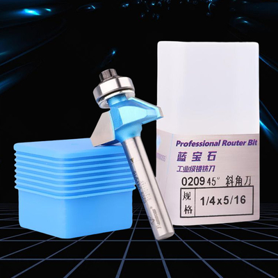 Buy 45 Degree Chamfer Bearing Router Bits Multi Scene Wear Resistant online manufacture