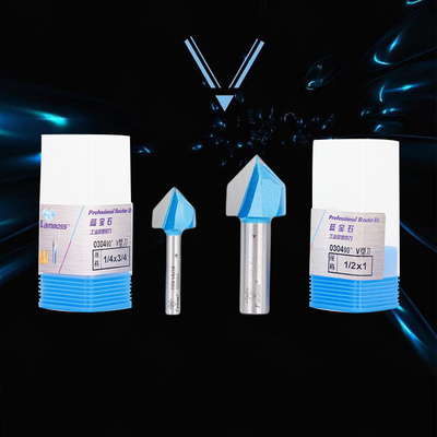 Buy Practical Sturdy Router Bit 90 Degree , Anti Abrasion V Groove Milling Cutter online manufacture