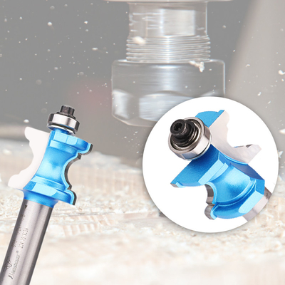 Buy Lamboss Concave Bull Nose Router Bits Woodworking Half Round Side Cutter Bit online manufacture