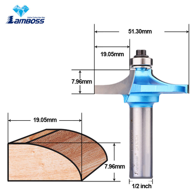 Buy Lamboss Table Edge Bit For Woodworking Edging Router Bit Cnc Trimming Milling Cutter online manufacture