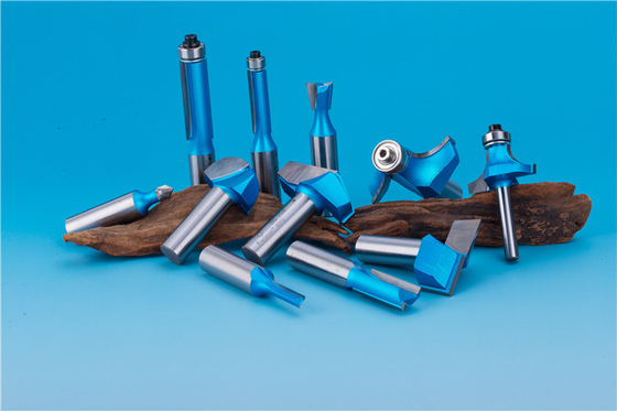 Anti Abrasion Two Flute Router Bit , Anticorrosive Straight Flute Carbide Drill Bits