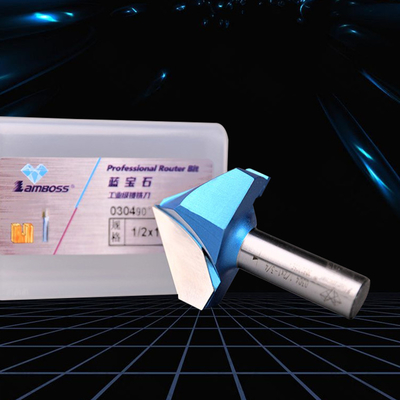 Rustproof Multifunctional 90 Degree V Bit , Anticorrosive 120 Degree Router Bit