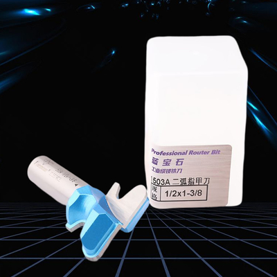 Antiwear Multiscene Double Finger Bit , Multifunctional Molding Bits For Router