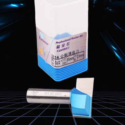 Antiwear Bottom Cleaning Router Bit , Industrial Flat Bottom Cutter Router Bit