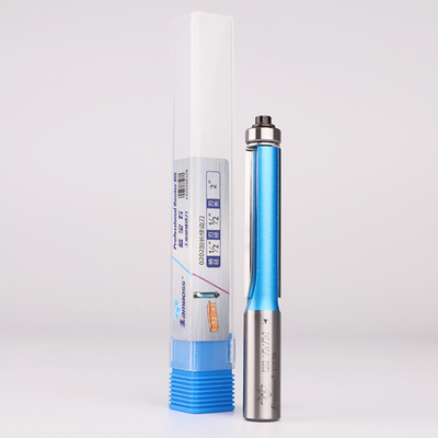 Carbide Straight Bearing Router Bits Double Edge Wear Resistant