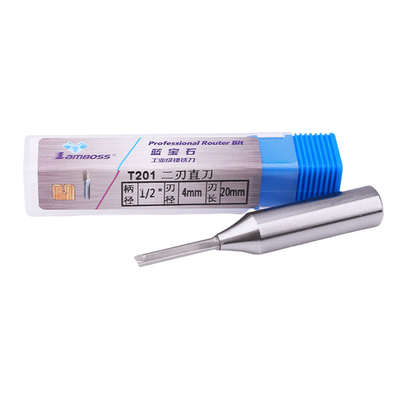 CNC Two TCT Straight Bit  Cut Router Bit Premium Carbide