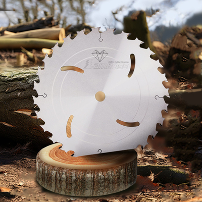 Industrial Grade Without Rakers TCT Circular Saw Blades For Long Fibre Wood