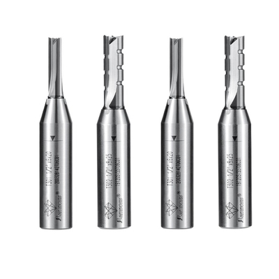 Smooth TCT Straight Bit 12.7mm Shank Router Bits Straight Milling Cutter CNC Machine Tools