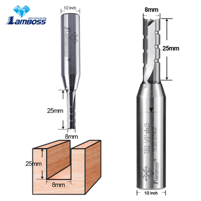 ODM Lamboss Tct Triple Edge Splitting Knife Router Bit Woodworking Milling Cutter Straight Bit