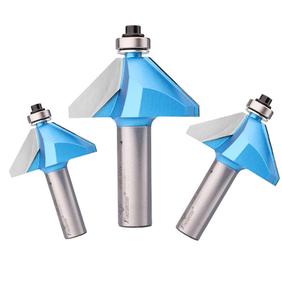 Lamboss Router Bits 45 Degree Milling Cutter TCT Chamfer Bit For Woodworking