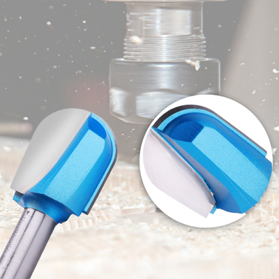 Lamboss Round Nose Drill Bit Long Blade Round Nose Bit Two Flute Router Bit