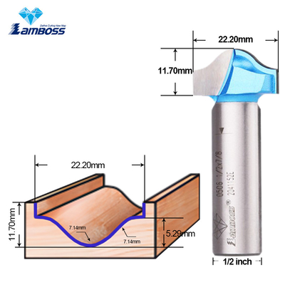 Lamboss Trim Bit For Woodworking OEM CNC Trim Router Bit 1/2