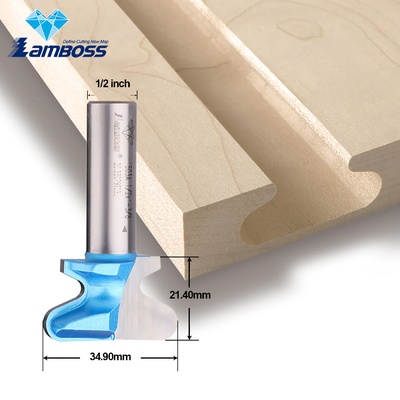 Lamboss End Mill Router Bit For Wood Dovetail Router Bit A Double Finger Bit