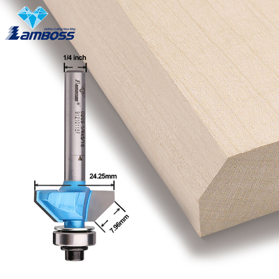 Lamboss V Router Bit 45 Degrees Chamfer Bit With Bearing Engraving Router Bits